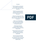 El Miedo Poema