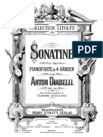 Anton Diabelli Sonatina Op.54 Schultze Ed