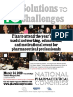 National Pharmaceutical Congress, Toronto, 03/24/2010