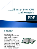 Installing An Intel CPU and Heatsink