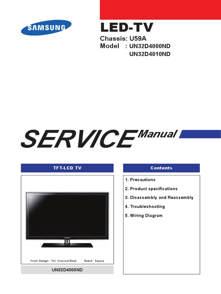 samsung_un32d4000nd_un32d4010nd_chassis_u59a.pdf | Electrostatic Discharge  | Electrical Connector