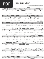 (Piano Sheet) Jessica (SNSD) & Onew (SHINee) - One Year Later