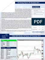 US Strategy Report: 20 November 2014: Daily Analysis Key Headlines