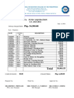Total: Pta Fund Liquidation S.Y. 2013-2014