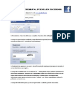 Pasos para Crear Una Cuenta en Facebook