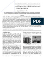 Seismic Performance Study On RC Wall Buildings From Pushover Analysis