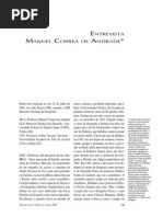 Entrevista Manuel Correa de Andrad