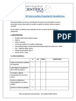 Cuestionario Del Intercambio Estudiantil Académico - Estudiantes Extranjeros