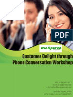 Customer Delight Through Phone Conversation