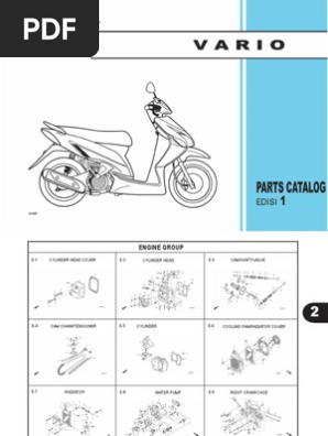 Honda Vario 125 Parts Catalogue | PDF | Wheel | Screw