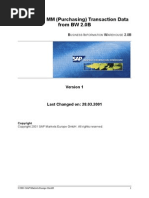 Extracting MM Purchasing Data Into SAP BW