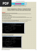 Telnet Commands for a Thomson Router