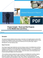 Market Research Report: Project Insight - Road and Rail Projects in The Middle East and Africa