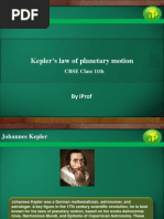 Download Keplers law of planetary motion for CBSE Class 11th by iProfIndia SN252479371 doc pdf