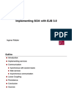 Implementation of EJB3.0 and SOA