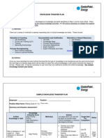 124193 Knowledge Transfer Plan