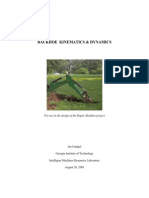 Backhoe Kinematics and Dynamincs