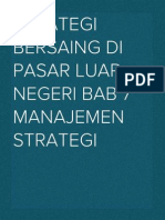 Strategi Bersaing Di Pasar Luar Negeri Bab 7 Manajemen Strategi