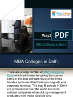 Top MBA Colleges in Delhi