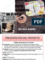 Proyecto Taller de Prensa en el IES "Dos Mares"