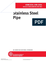 ASME B36.19M Stainless Steel Pipes