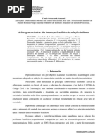 Arbitragem Societária - Das Incertezas Brasileiras Às Soluções Italianas