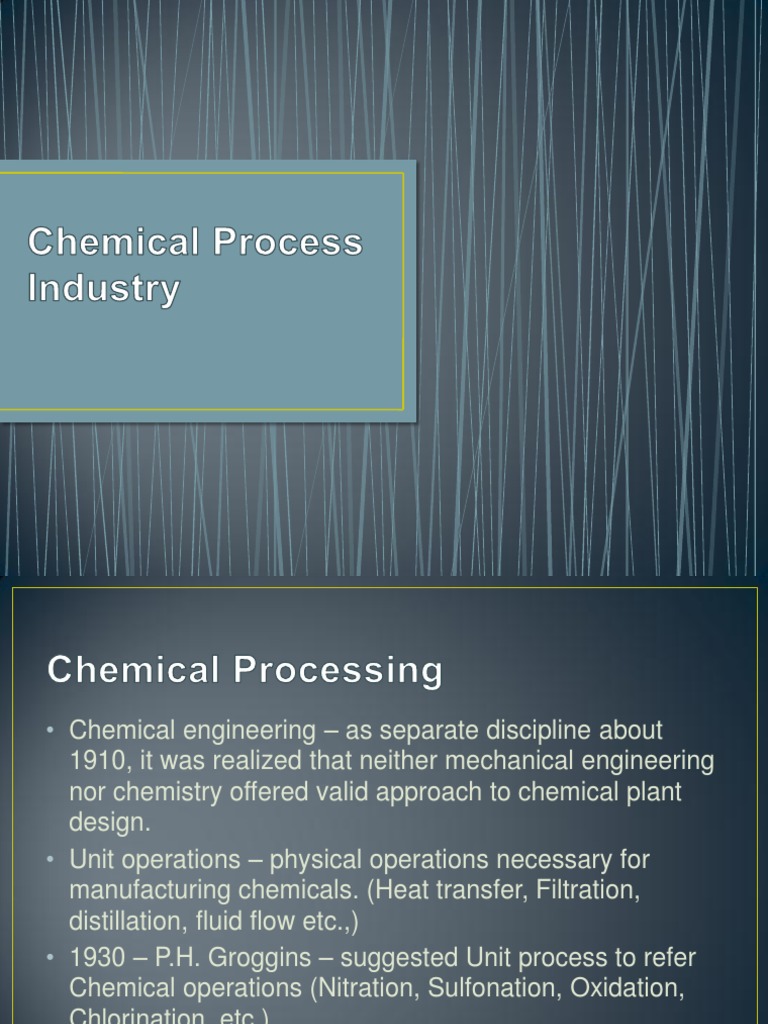 Chemical Process Industry | PDF | Pulp (Paper) | Sodium Carbonate