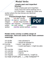 Modal Verbs Conditional and Imperfect Subjunctive