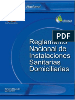 REGLAMENTO DE INTALACIONES SANITARIAS