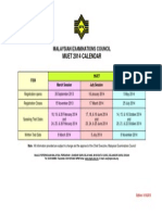 Kalendar MUET 2014 (Ed. 4.10.2013) - BI