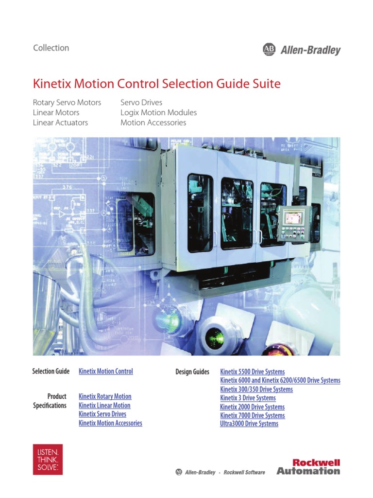 Kinetix Motion Control Selection Guide Suite | PDF | Servomechanism ...