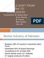 Pakistan Textile Shift To Bangladesh