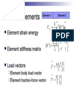 One Dimensional Bar Element Stiffness Matrix
