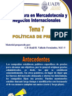 Politicas de Precio