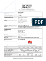 HUAWEI Solar Inverter SUN2000 Report Signature