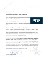 Carta A La Direccion