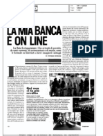 La mia banca è online (L'Espresso, 19-11-2009)