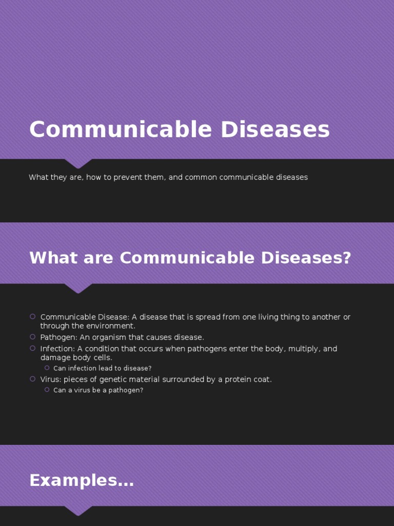 Overview of Communicable Diseases | PDF | Pathogen | Infection