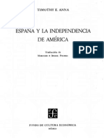 Timothy Anna - Espana y La InDependenCIA de America