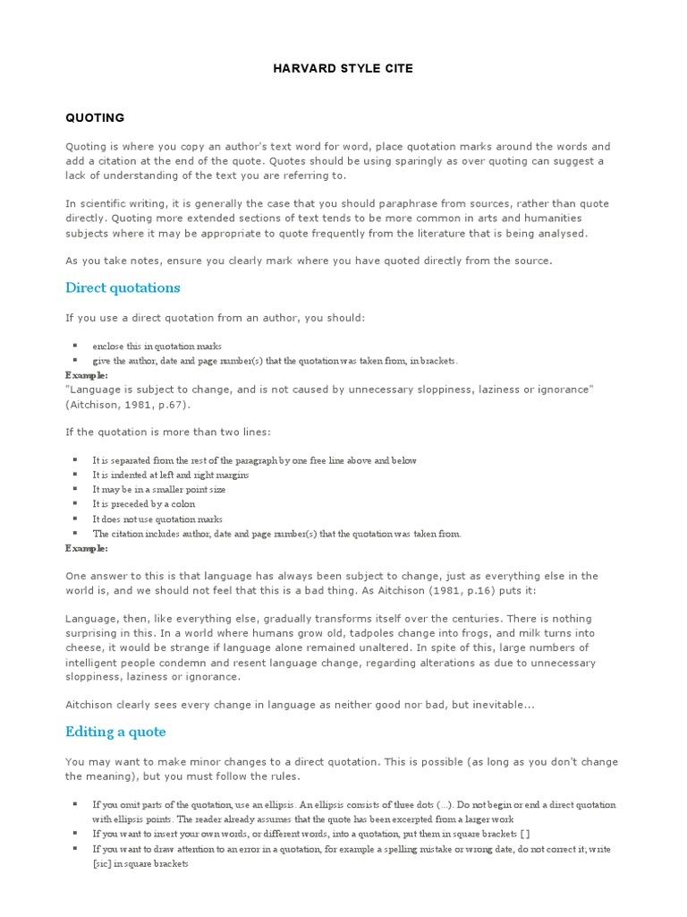 HOW TO CITE A PDF DOCUMENT IN HARVARD STYLE intelligence overview