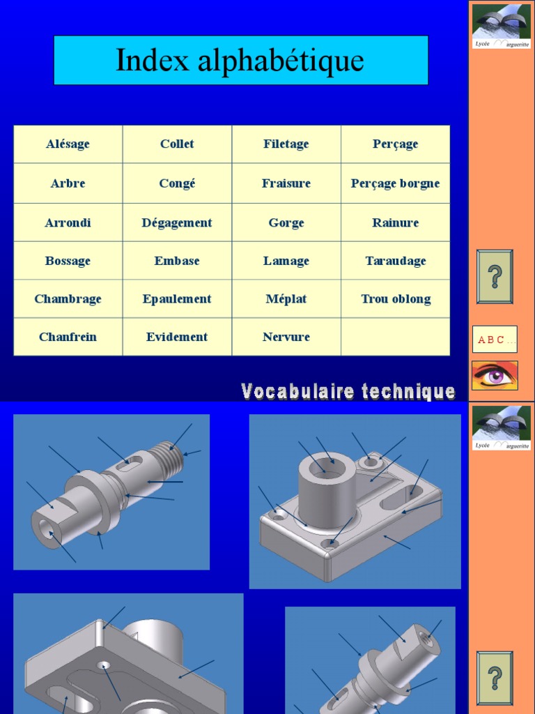 Vocabulaire Technique Télécharger Gratuitement Pdf Perçage Vis De