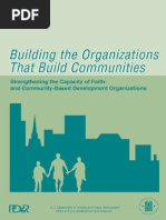 Building the Organizations That Build Communities