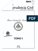 Referencias de Jurisprudencia Civil - Tomo I - Parte I