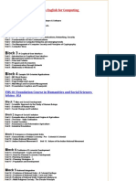 Block 1: CS-610 Foundation Course in English For Computing