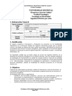 Contenido Programatico Formulaccin y Evaluacion de Proyectos