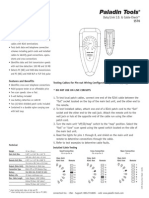 Paladin 1576 Operating Instructions