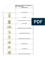 Simbologia para Sistemas Auxiliares de Corriente Alterna y Continua