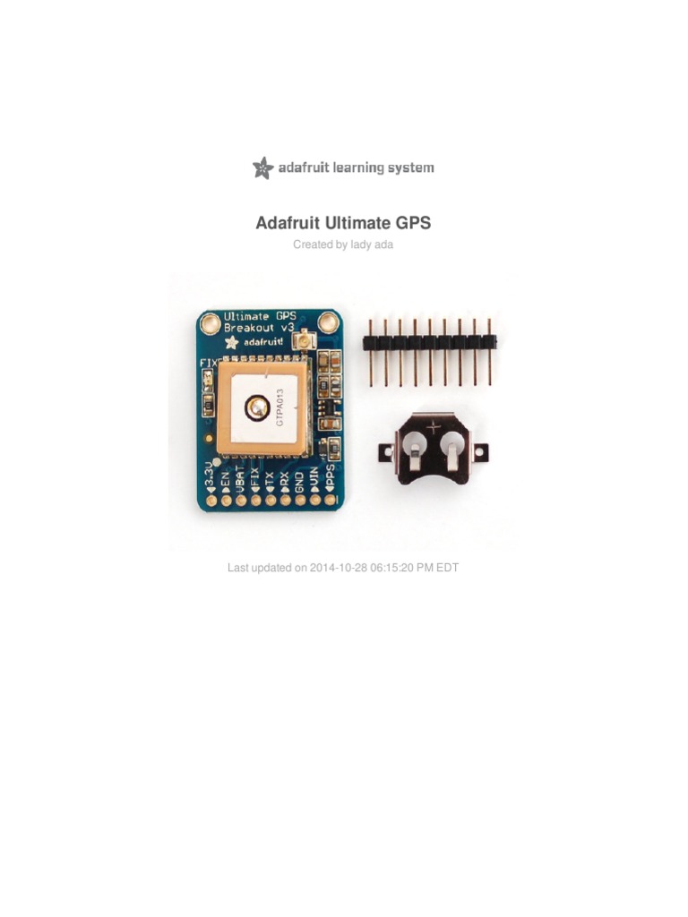 Ultimate Gps | PDF | Global Positioning System | Arduino