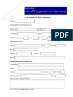 Ficha de Postulacion Magister 2012