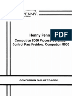 Operación básica freidora Henny Penny Computron 8000